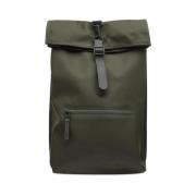 Waterdichte Rolltop Rugzak met Laptopvak Rains , Green , Dames