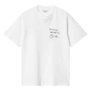 S/S Pepe B.h.c T-shirt Carhartt Wip , White , Heren