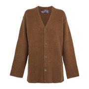 Circ, baby alpaca en zijden vest Cortana , Brown , Dames