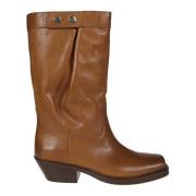 Stijlvolle hoge motorlaarzen Isabel Marant Étoile , Brown , Dames