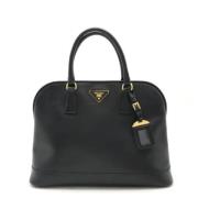 Pre-owned Leather prada-bags Prada Vintage , Black , Dames