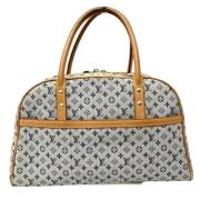 Pre-owned Canvas travel-bags Louis Vuitton Vintage , Blue , Dames