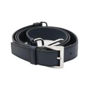 Pre-owned Leather belts Prada Vintage , Black , Dames