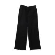 Zwarte Katoenen Getailleerde Broek Adam Lippes , Black , Dames