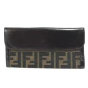 Pre-owned Fabric wallets Fendi Vintage , Brown , Heren