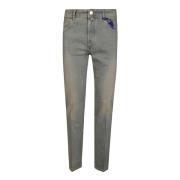 Slim Fit Broek met Vijf Zakken Jacob Cohën , Blue , Heren