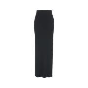 Zwarte Maxi Rok Dameskleding Aw24 Thom Krom , Black , Dames