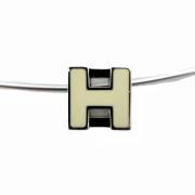 Pre-owned Metal necklaces Hermès Vintage , Gray , Dames