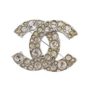 Pre-owned Metal chanel-jewelry Chanel Vintage , Gray , Dames