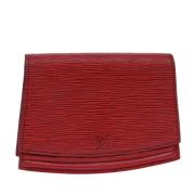 Pre-owned Leather shoulder-bags Louis Vuitton Vintage , Red , Dames