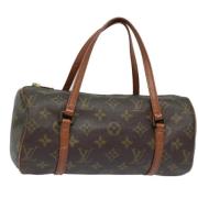 Pre-owned Canvas handbags Louis Vuitton Vintage , Brown , Dames