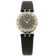 Pre-owned Stainless Steel watches Bvlgari Vintage , Black , Dames