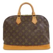 Pre-owned Canvas louis-vuitton-bags Louis Vuitton Vintage , Brown , Da...