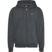 Klassieke Grijze Zip Sweater Tommy Jeans , Gray , Heren