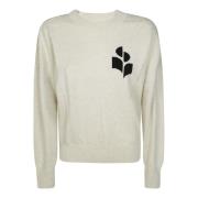 Logo Crewneck Sweater Marisans ga Isabel Marant Étoile , Gray , Dames