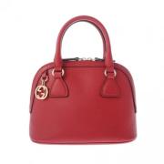 Pre-owned Leather gucci-bags Gucci Vintage , Red , Dames