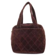 Pre-owned Fabric chanel-bags Chanel Vintage , Brown , Dames