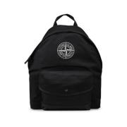 Zwarte tassen voor stijlvolle outfits Stone Island , Black , Heren