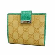 Pre-owned Canvas wallets Gucci Vintage , Beige , Dames