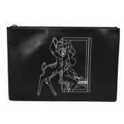 Pre-owned Leather clutches Givenchy Pre-owned , Black , Unisex