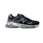 Grijze Rubberen Sneakers met Veters New Balance , Gray , Heren