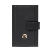 Rfid Creditcardhouder Portemonnee Piquadro , Black , Dames