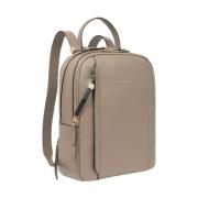 Stijlvolle Beige Damesrugzak Piquadro , Beige , Dames