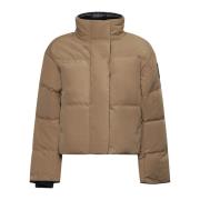 Stijlvolle Winterjassen Collectie Canada Goose , Beige , Dames