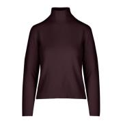 Naadloze Turtleneck BomBoogie , Brown , Dames