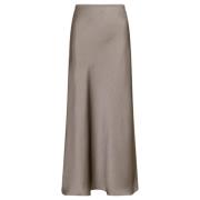 Chique Sateen Rok Vicky Heavy Neo Noir , Gray , Dames