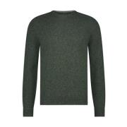 Crew-Neck Pullover in Trendy Stijl State of Art , Green , Heren