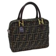 Pre-owned Canvas handbags Fendi Vintage , Brown , Dames