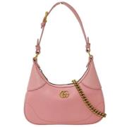 Pre-owned Leather gucci-bags Gucci Vintage , Pink , Dames