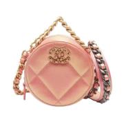 Pre-owned Leather chanel-bags Chanel Vintage , Pink , Dames