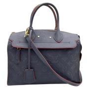 Pre-owned Fabric louis-vuitton-bags Louis Vuitton Vintage , Blue , Dam...