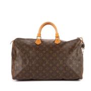 Pre-owned Coated canvas handbags Louis Vuitton Vintage , Brown , Dames