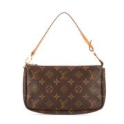 Pre-owned Coated canvas handbags Louis Vuitton Vintage , Brown , Dames