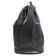 Pre-owned Leather louis-vuitton-bags Louis Vuitton Vintage , Black , D...