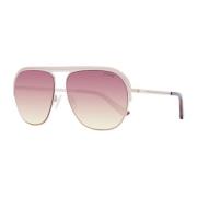 Gradient Aviator Zonnebril met Metalen Frame Guess , Pink , Unisex