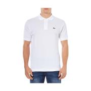 Klassiek Poloshirt Wit Katoen Lacoste , White , Heren