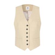 Navanda Vest Second Dames , Beige , Dames