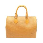 Pre-owned Leather louis-vuitton-bags Louis Vuitton Vintage , Yellow , ...