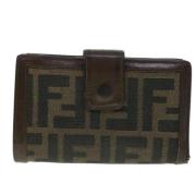 Pre-owned Canvas wallets Fendi Vintage , Black , Dames