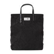 Stijlvolle leren tas voor vrouwen MM6 Maison Margiela , Black , Heren