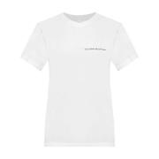 Witte T-shirt voor vrouwen Victoria Beckham , White , Dames