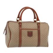 Pre-owned Leather celine-bags Celine Vintage , Beige , Dames