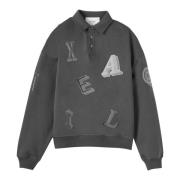 Typo Polo Sweatshirt Axel Arigato , Gray , Heren