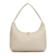 Leren handtas met een ronde vorm Kazar Studio , Beige , Dames