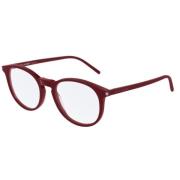 Klassieke Zwarte Leren Schoudertas Saint Laurent , Red , Unisex