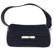 Pre-owned Canvas handbags Bvlgari Vintage , Black , Dames